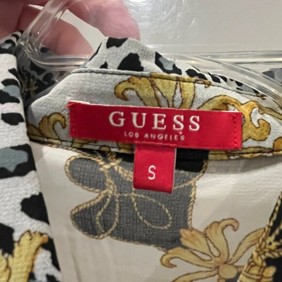 Guess Gold, Black & White Short Top Size Small - Picture 4 of 4